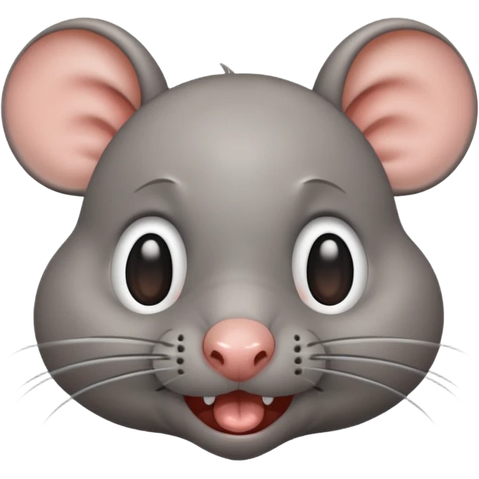 A rat crying in happiness  emoji