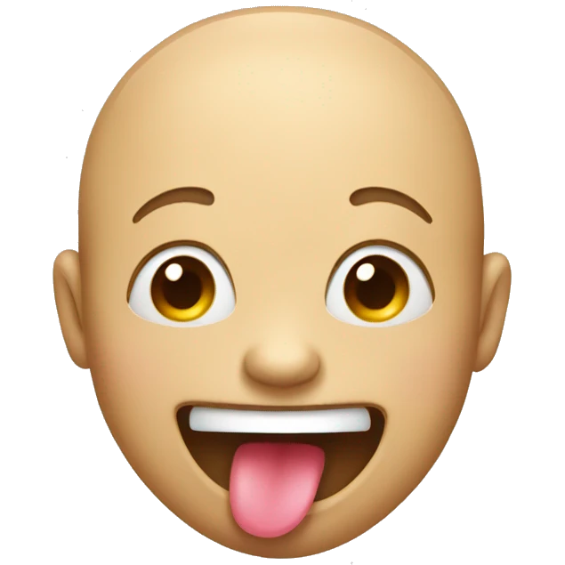 Emoji with tongue out emoji