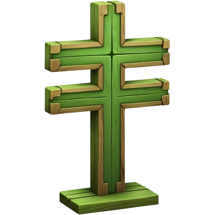 change the red cross emoji color from red to green color emoji