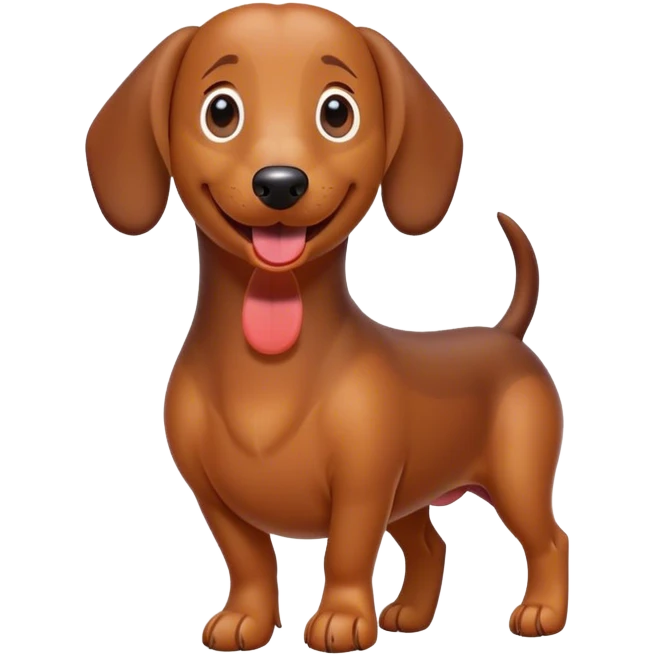 Sausage dog emoji