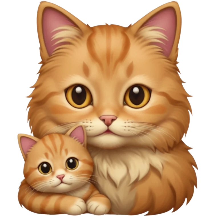 Cat withe baby emoji