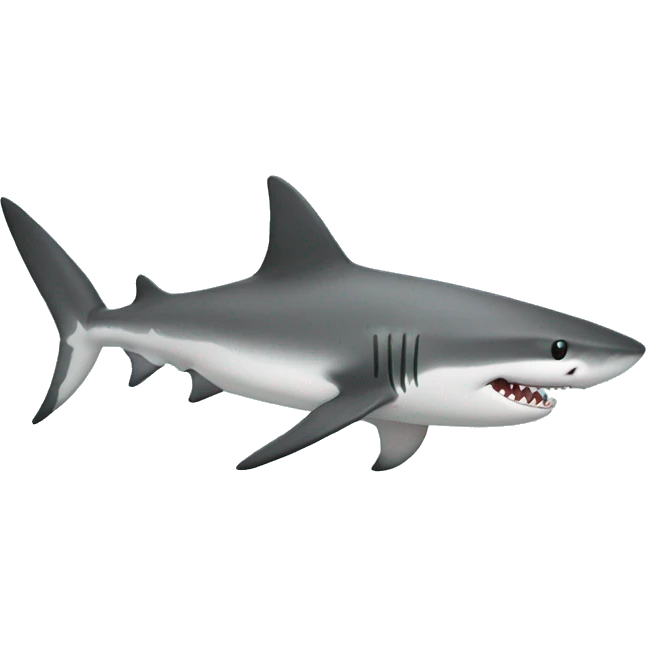 shark with a solana logo emoji