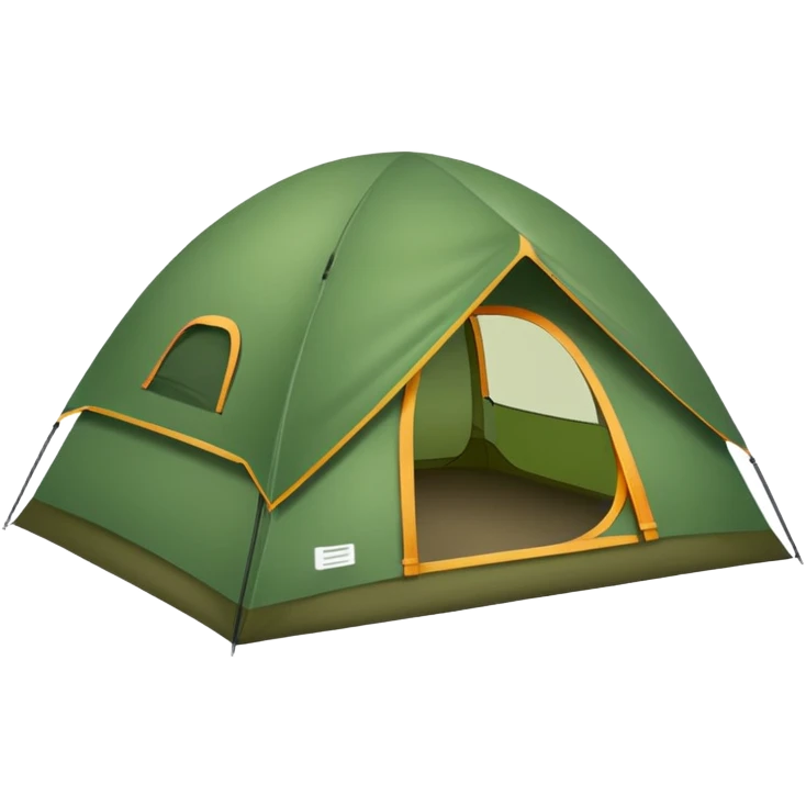 camping tent emoji