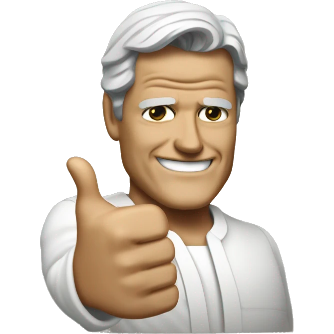 Hannibal Smith that show thumb up emoji