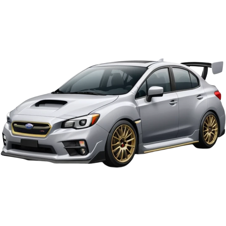 series grey subaru sti emoji