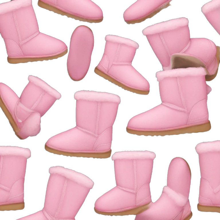 Pink uggs emoji