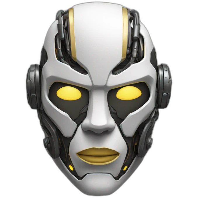 mask cyborg emoji