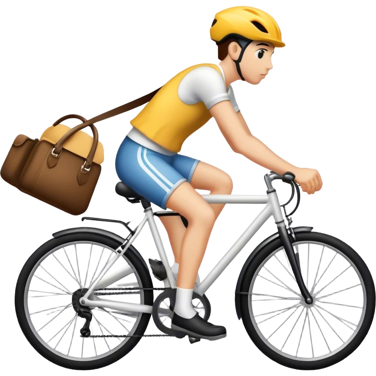 Bike hits pedestrians  emoji