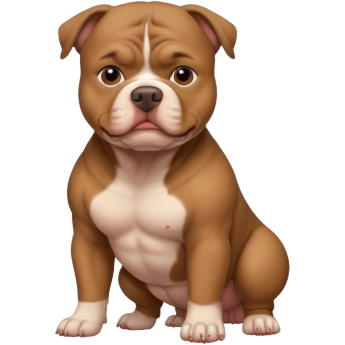 American bully marrom emoji