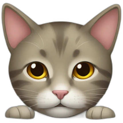 Cat in bed emoji