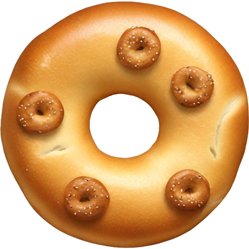 bagel eating a bagel emoji