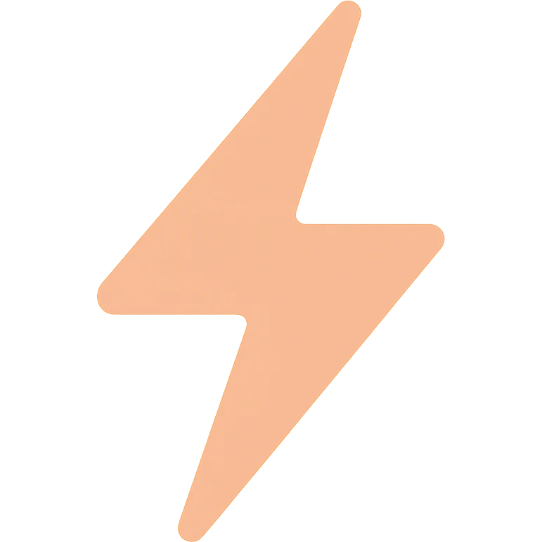 apricot lightning emoji