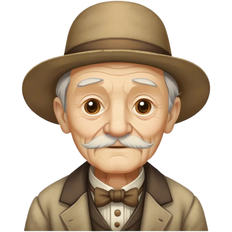 OLD MAN VITAGE 1800'S emoji