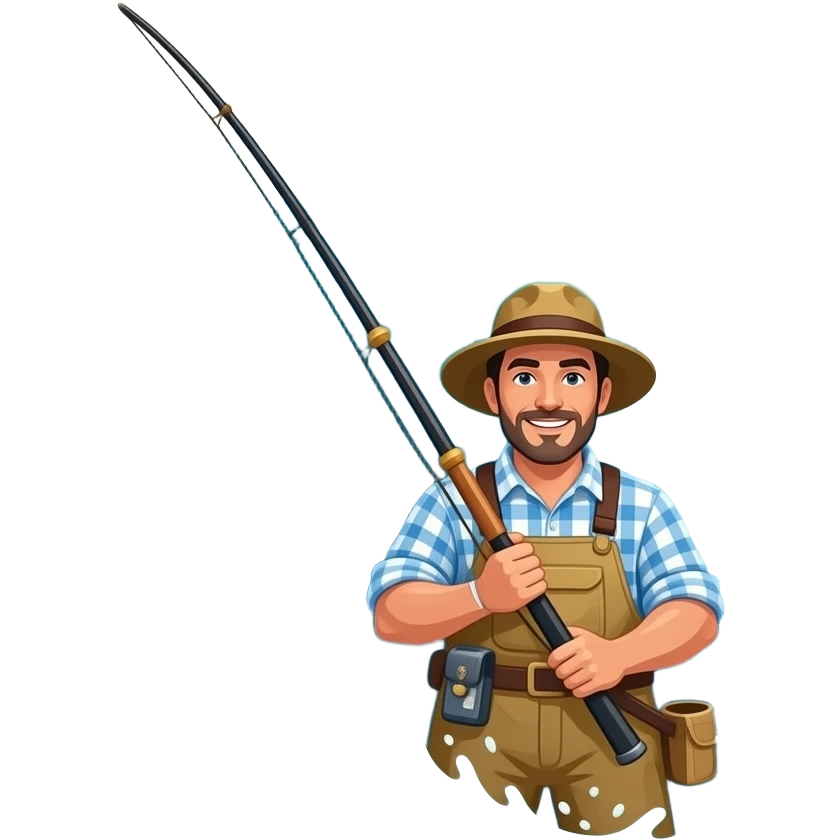 huge waves splashing a fisherman,make sure the waves r in the background emoji