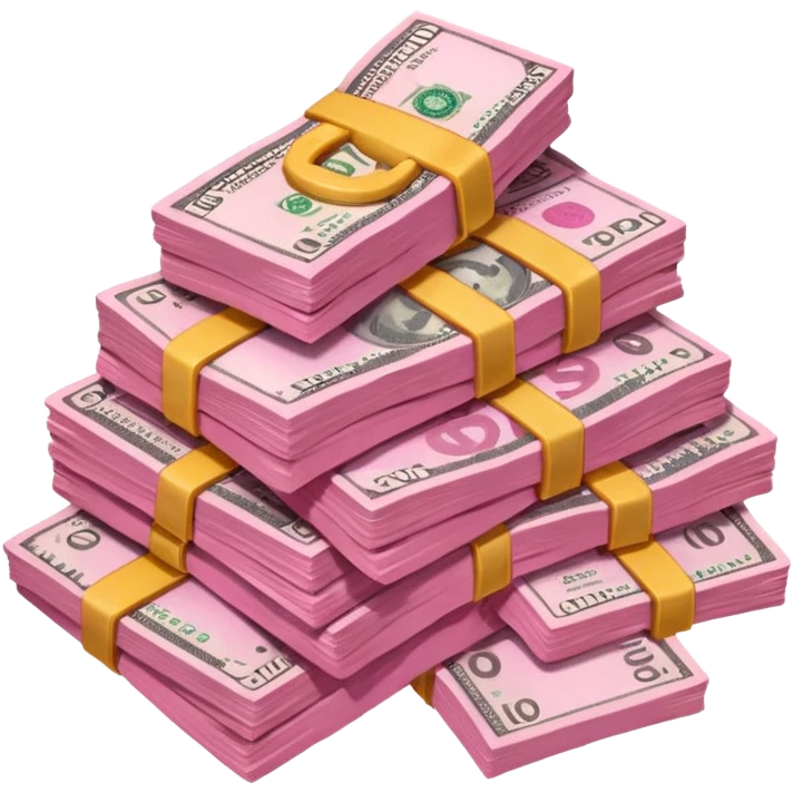 pink money emoji
