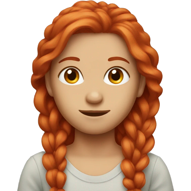 Red head emoji