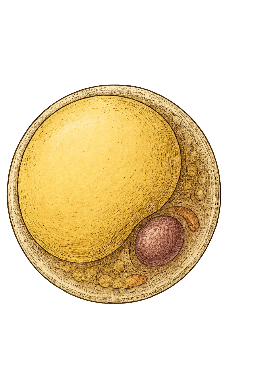 CELLULE DI GRASSO GIALLE FLUTTUANO IN ARIA emoji