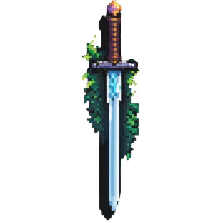 enchanted sword with elemental magic effects emoji