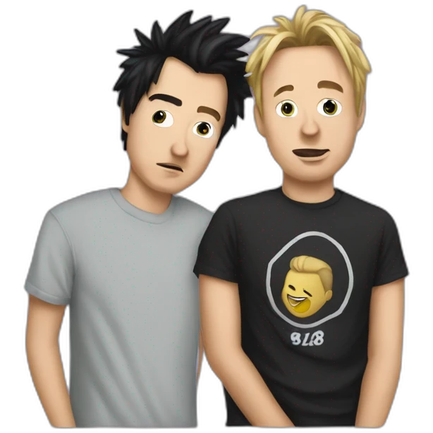 Mark Tom and Travis from blink 182 emoji