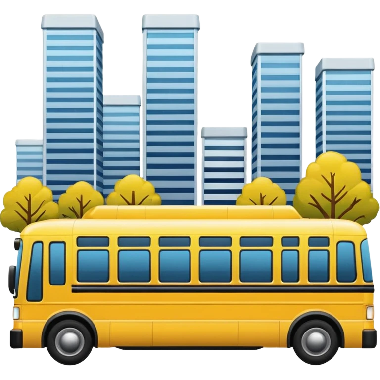 create a bus emoji
