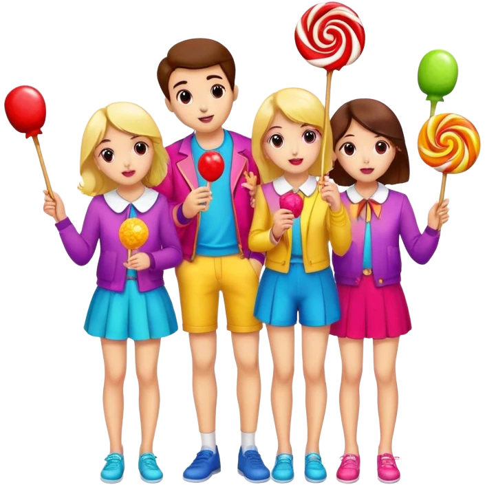 Spice girls collab with chupa chups lollipop emoji