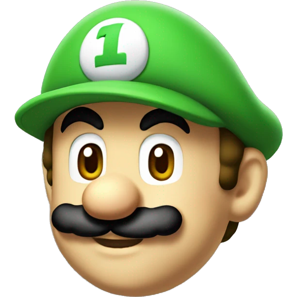 Luigi from Super Mario Bros emoji