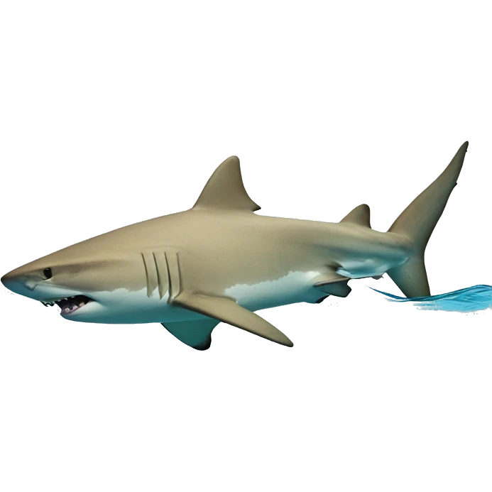 lemon shark swimming  emoji