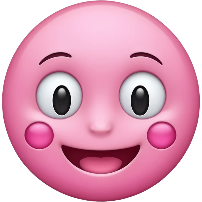 Emoji cute pink emoji
