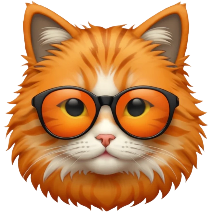 Cat wearing sunglasses emoji