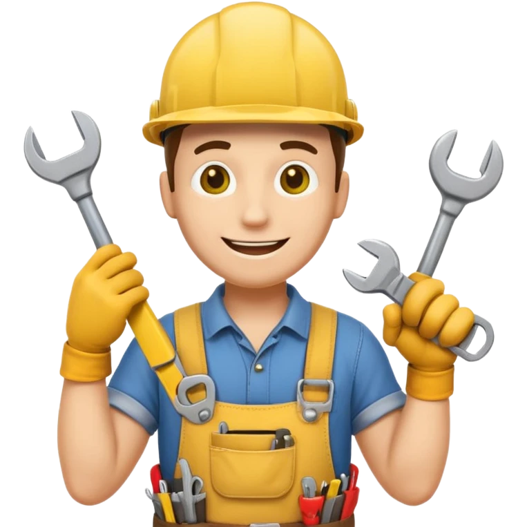 this emoji as a handyman emoji