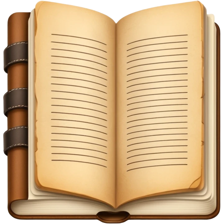 Director Script – bound pages with notes emoji