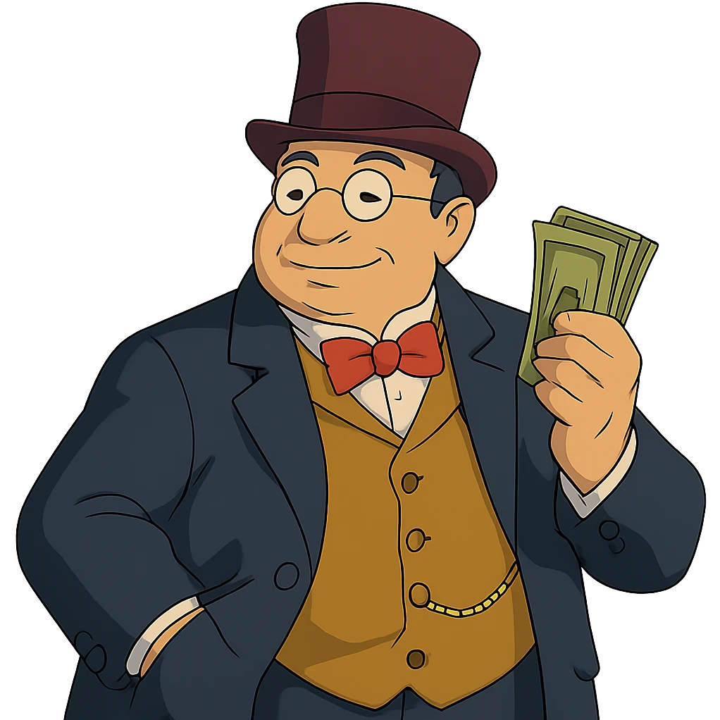 rich bank person emoji