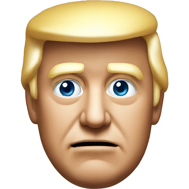 President trump face emoji