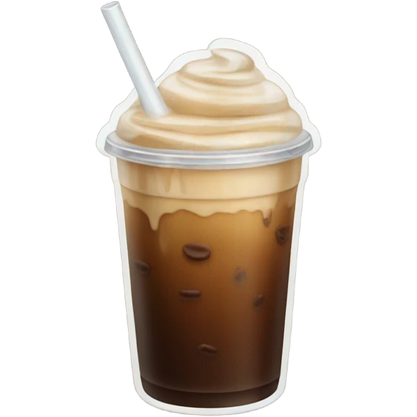 Iced coffee  emoji