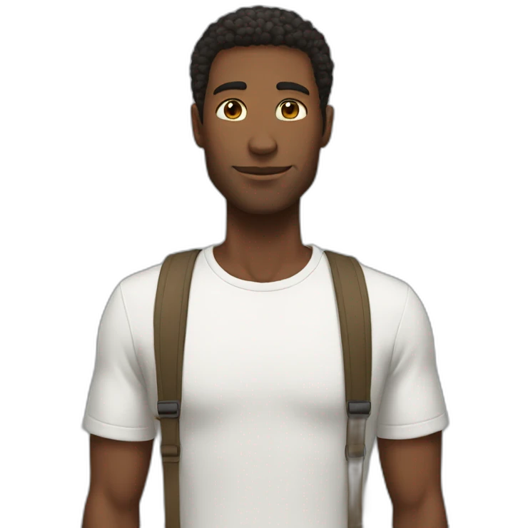 bold tall guy with short guy emoji
