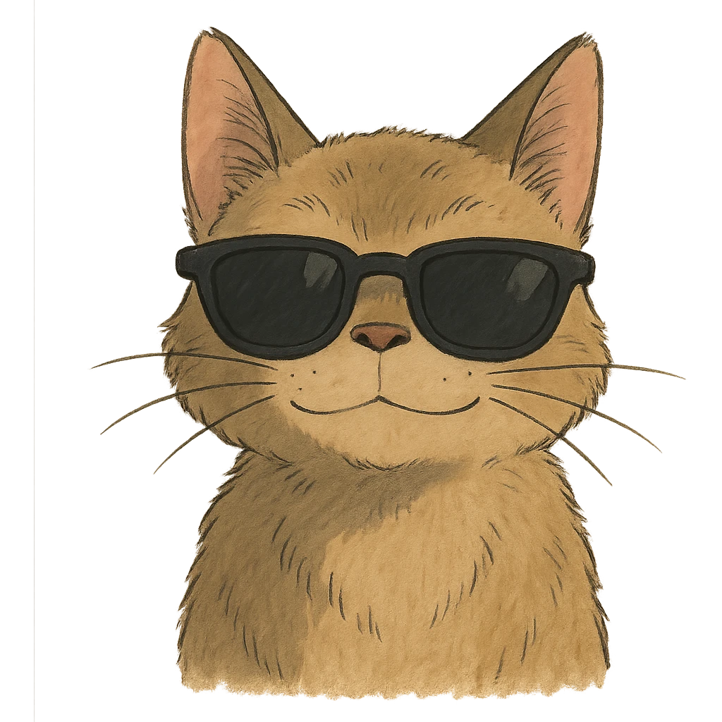 cat wearing sunglasses emoji