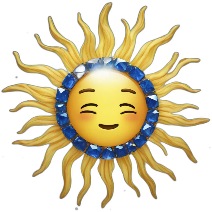 sapphire sun emoji