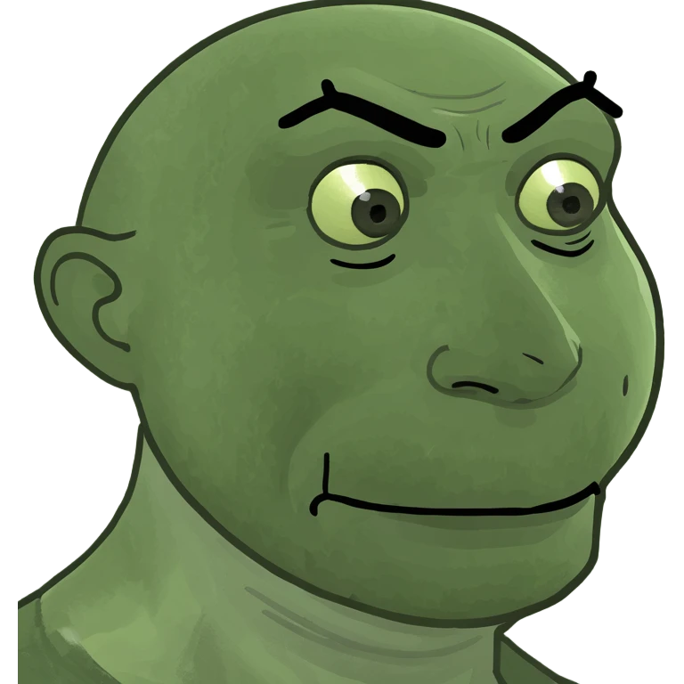 Shark eating bald guy emoji