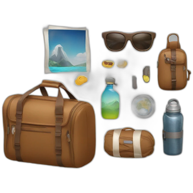 travel pack emoji