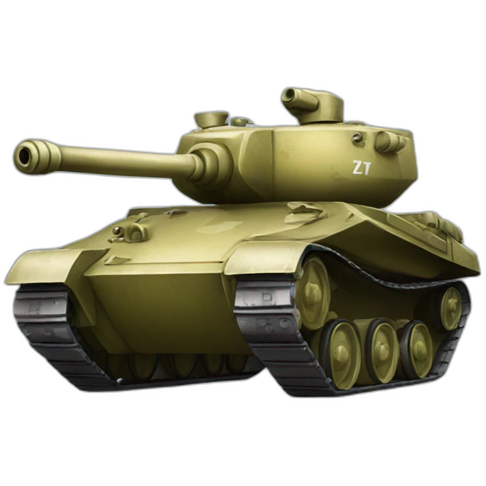 tank with letter z emoji