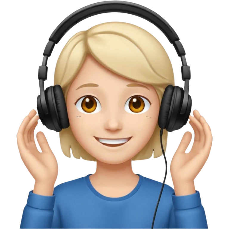 listening to music emoji