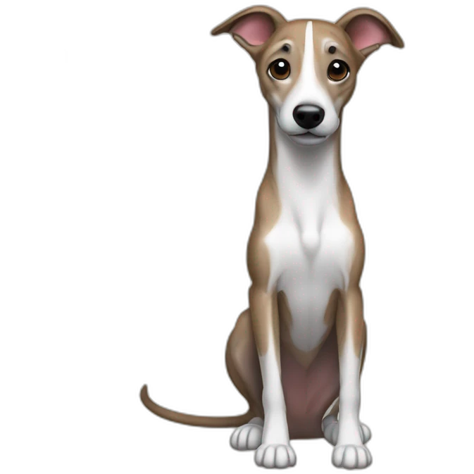 brindle fawn whippet emoji