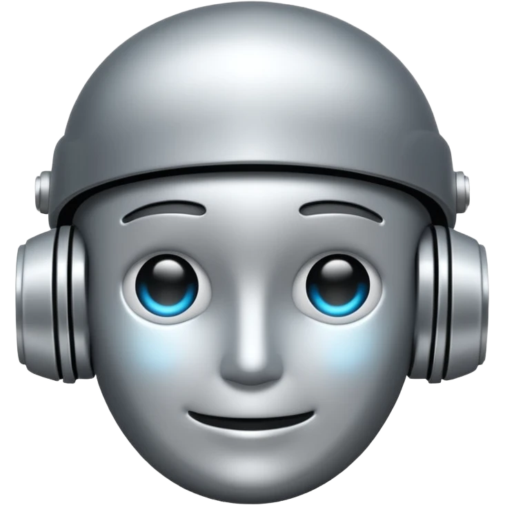 create a realistic emoji showing a logictic ai emoji