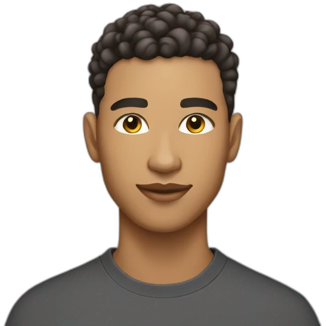 Low taper fade lightskin emoji