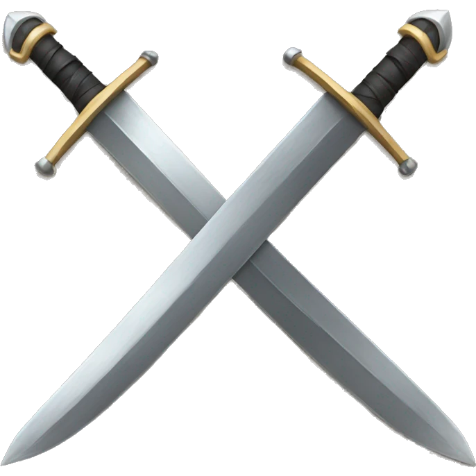 X MADE WITH SWORDS emoji