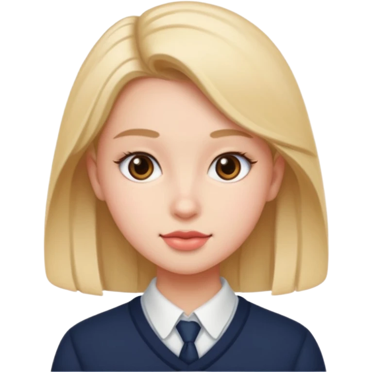 Person who is preppy and a baddie but cute emoji