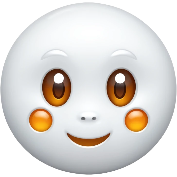 White realistic rattle toy for a baby emoji