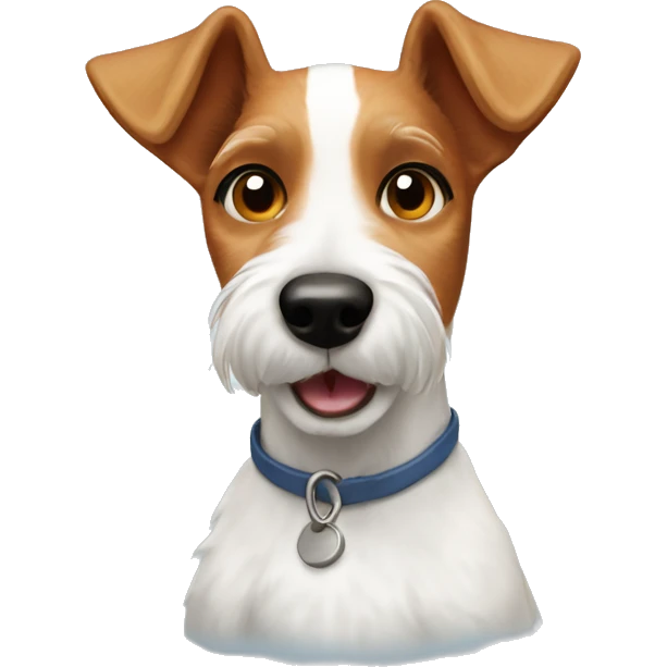 mini fox terrier  emoji