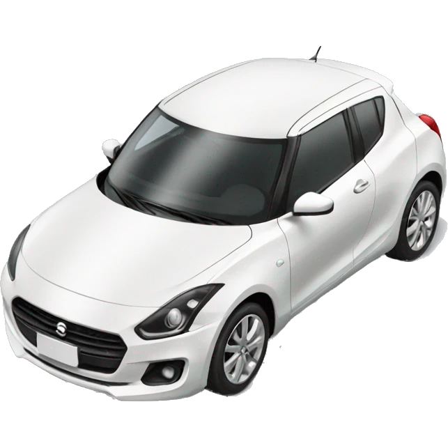 White swift car emoji