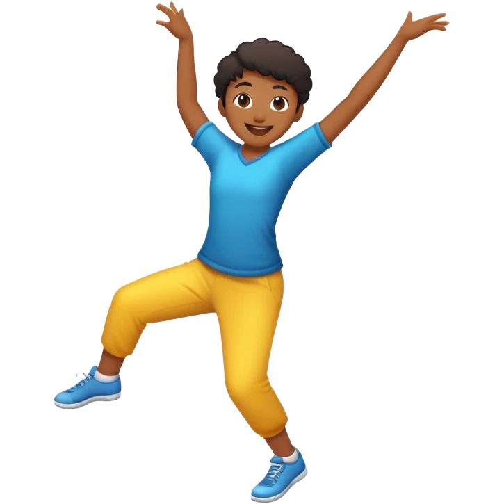 a person dancing emoji
